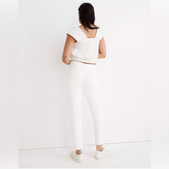 Madewell The Girl Jean in Tile White Size 26 NWT - Picture 3 of 7